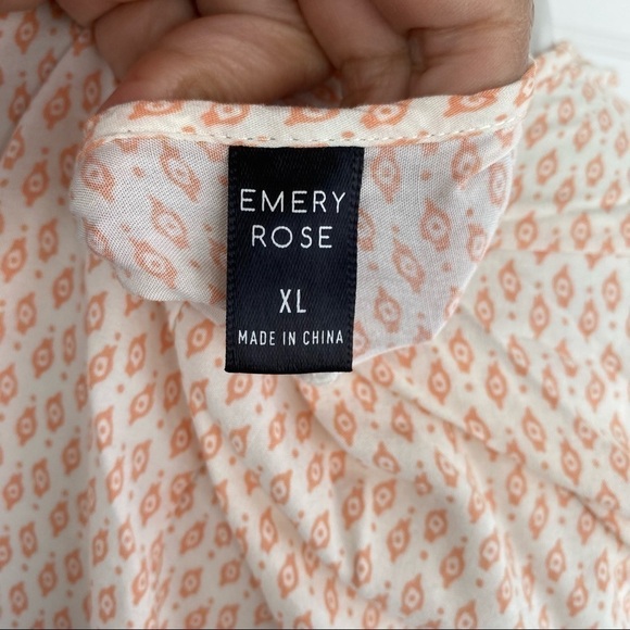 Emery Rose floral bohemian blouse Size XL - Picture 5 of 8